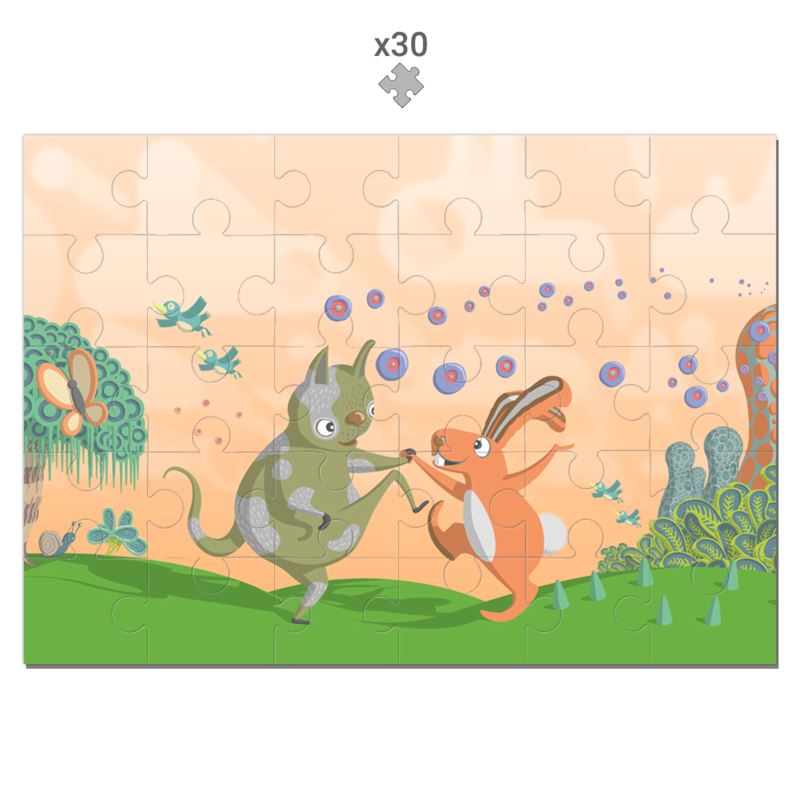 Sparkle Garden Dancers Jigsaw Puzzle